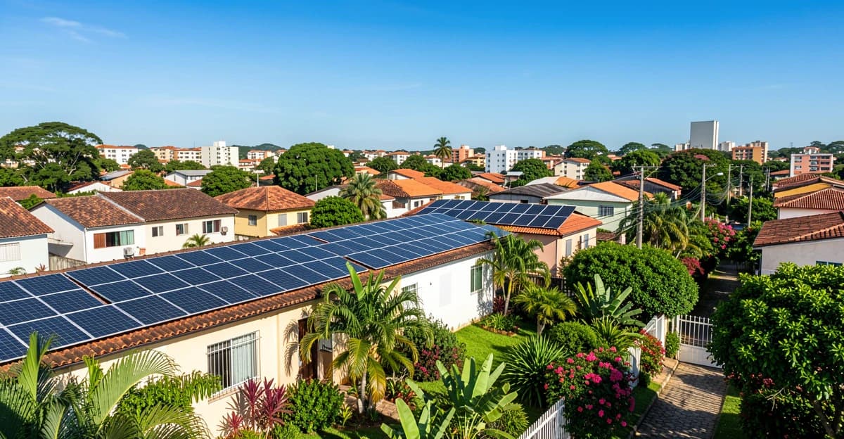 Instalação de painéis solares em Itaquaquecetuba, SP — Solar King+