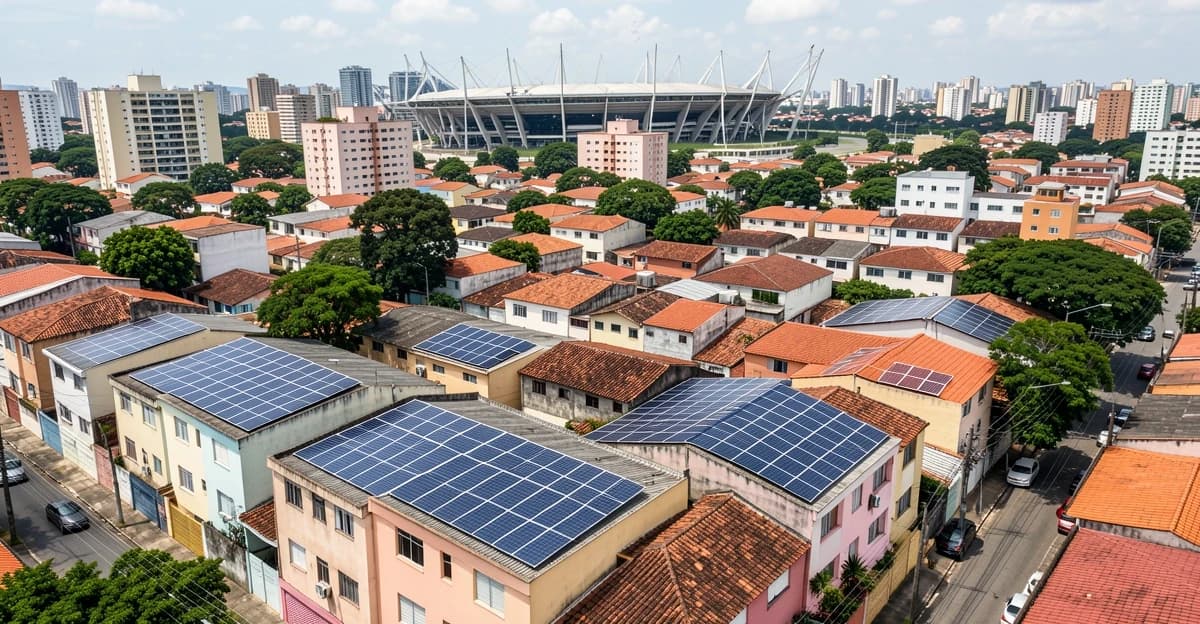 Instalação de painéis solares em Itaquera, SP — Solar King+